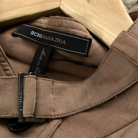 NWT BCBGMAXAZRIA DRESS -MIDI LIGHT BROWN - Picture 9 of 10